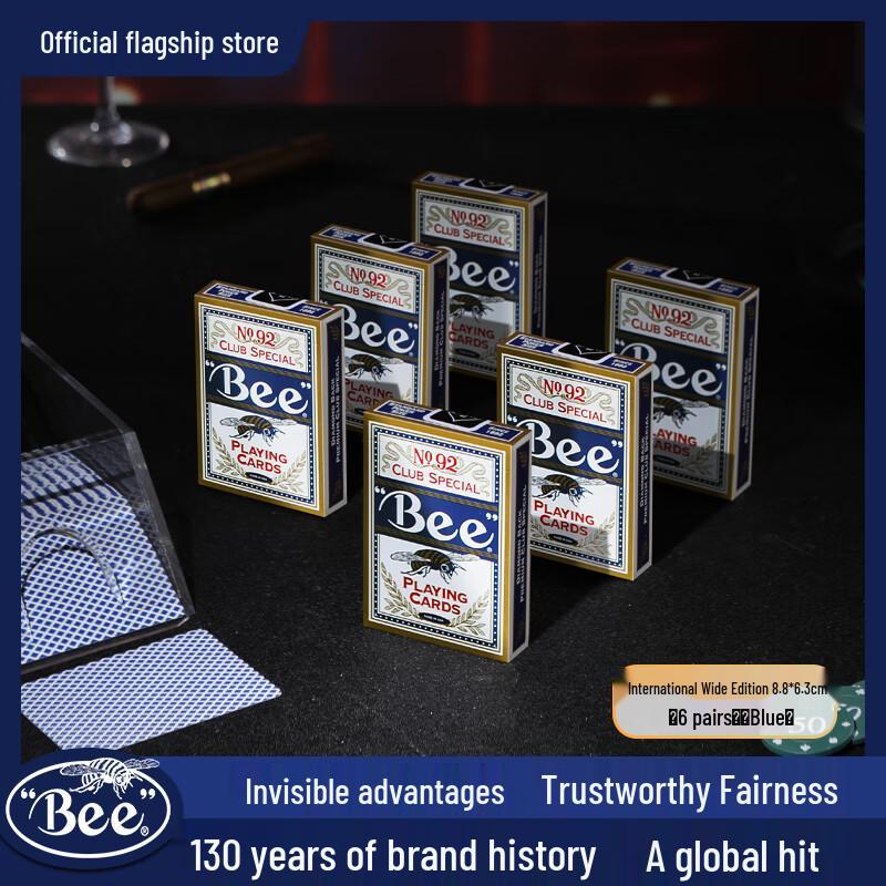 Bee U.S. Imported Wide Poker Playing Cards