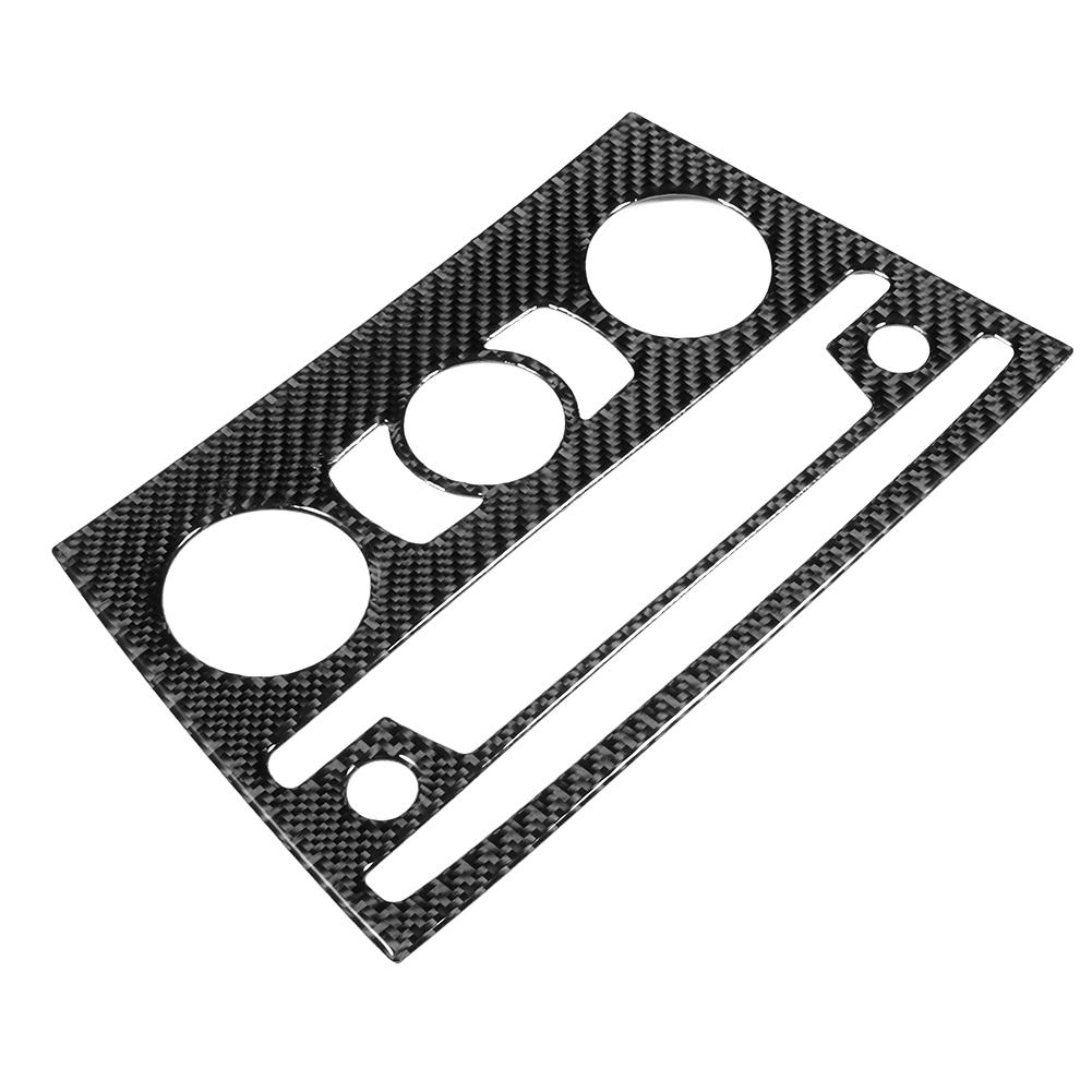 Bil Luftkonditionering CD Panel Trim Ram Kolfiber Dekor Passar för E84 X1 2011‑2015