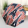 1pc Eiffel Tower Pattern Automatic Folding Umbrella - 8-Rib Automatic Open/Close, Large Canopy Birthday Festival Gift Yy251217122