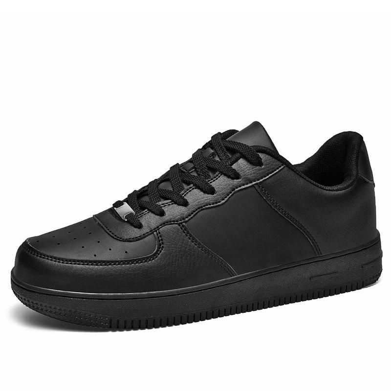 Autumn and Winter Couple Little White Shoes Extra Large Size Breathable Leather Board Shoes Casual Fashion Men's Shoes