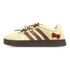 Adidas Neo Vl Court Classic Slip Resistant Low top Skateboard Shoes Unisex Yellow Brown HQ1802(Team116-ad)