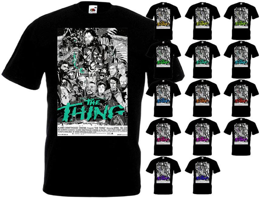 The Thing v82 T-shirt black movie poster horror John Carpenter all sizes S5XL XXL