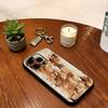 Vintage Rust Phone Case For iPhone 17,16,15,14,13,12,11 Plus,Pro Max,XS,Soft Silicone Black Cover