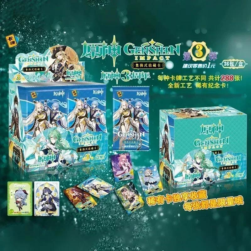 Genshin Impact Card Star Candle Chapter Thousands of Roses Bring The Dawn of The Collection of Cards Classic Luxury Card