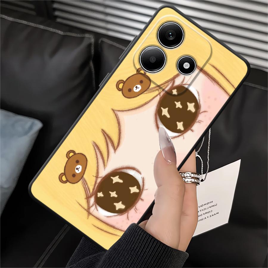 

Ретро Мода Аниме Глаза Чехол для Телефона для Xiaomi Redmi Note 14 13 Pro Plus A4 A5 11S 14C 10 A1 A2 A3 12C 13C 12S K40 K80 9 8 Redmi Note 12 4G