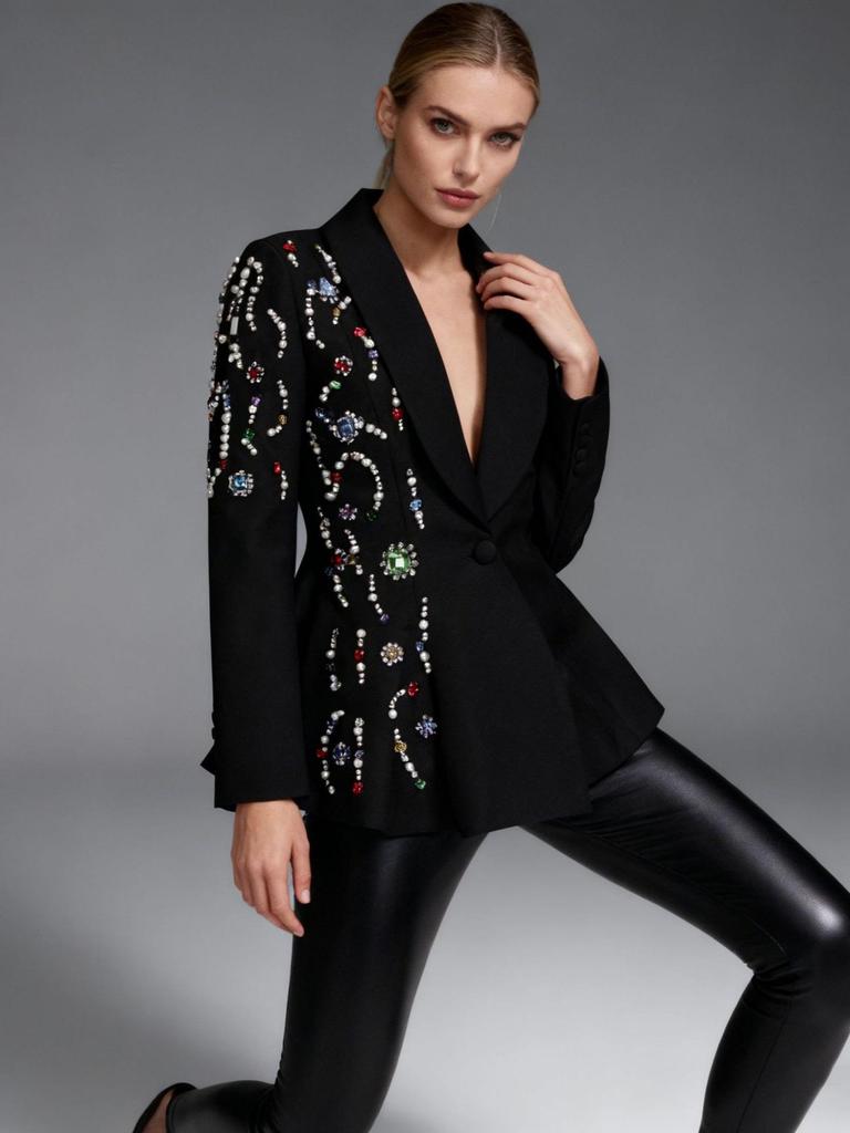 2025 European & American Slim Fit Autumn Women's Suit Jacket - Chic & Commuter Style