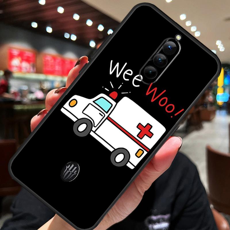 

EMT EMS Ambulance Case For ZTE Nubia Red Magic 10 Air 7 6S 7S Pro Red Magic 11 10 9 8 8S 9S 10S Pro Plus Cover Red Magic 6
