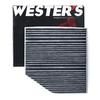 For Mercedes-Benz GLC300 GLC350e G550 CLS450 C43 C63 E63 G63 AMG WESTGUARD Activated Carbon Cabin Air Filter MK7310 CF11855