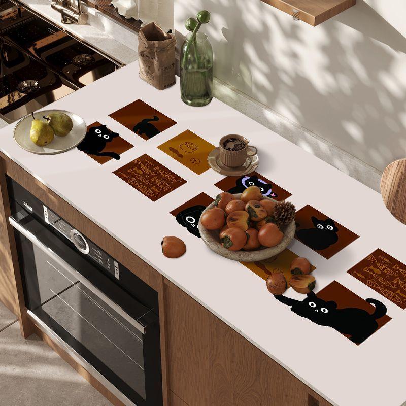 Kitchen Countertop Drain Mat, Sink Absorbent Mat, Diatomaceous Earth Mat, Quick-Drying Non-Slip Bathroom Mat