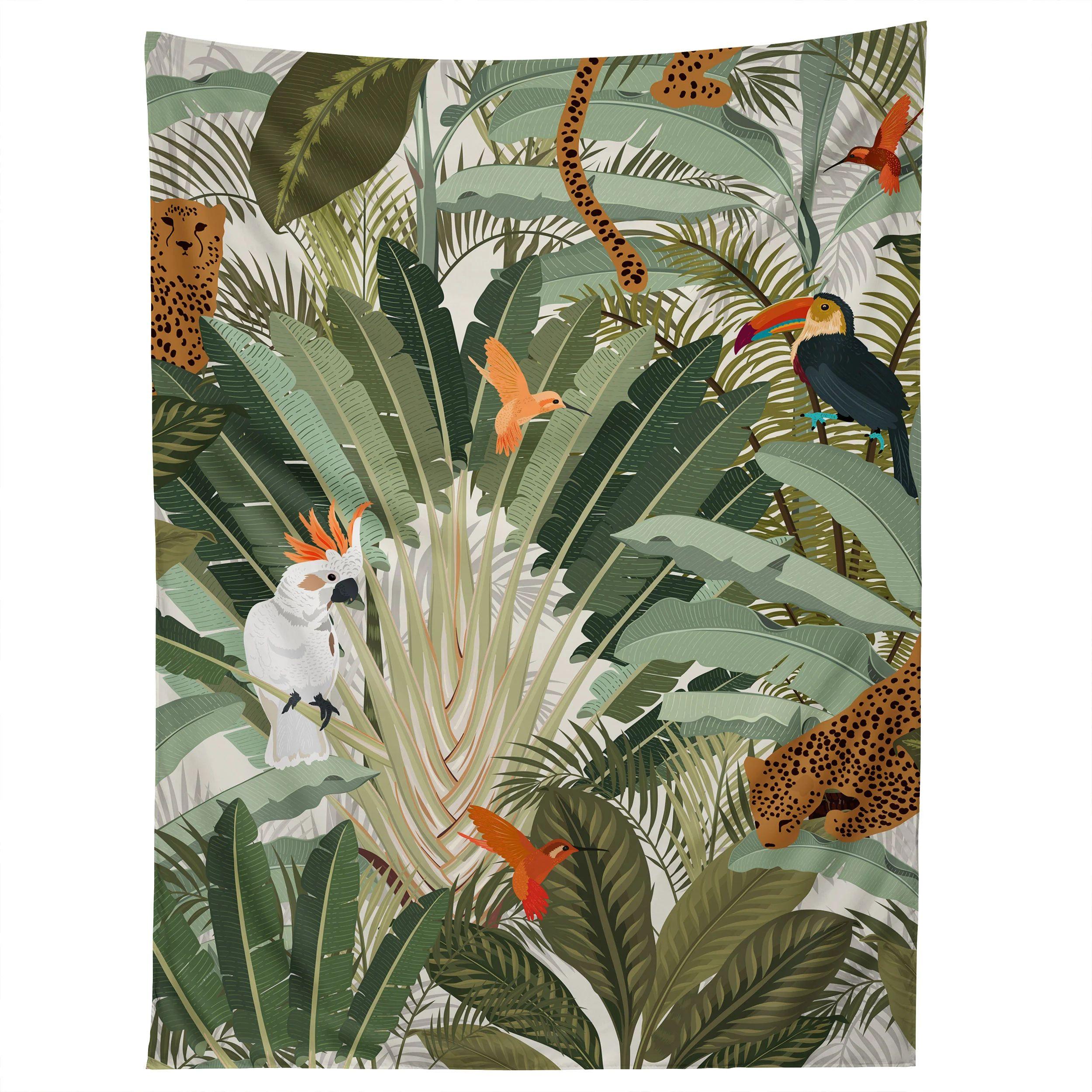 Amazonian Palm Tapestry 75x100
