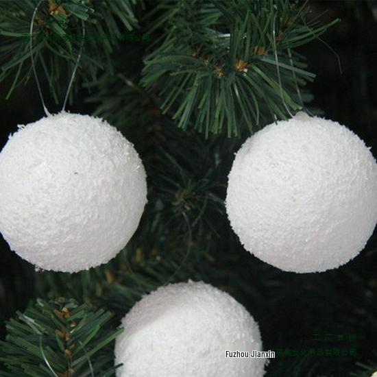Weihnachtsbaum Ornamente: Szene einrichten Schneepulverkugeln (4-50cm) - Schneebälle aus Schaumstoff für Dekorationen