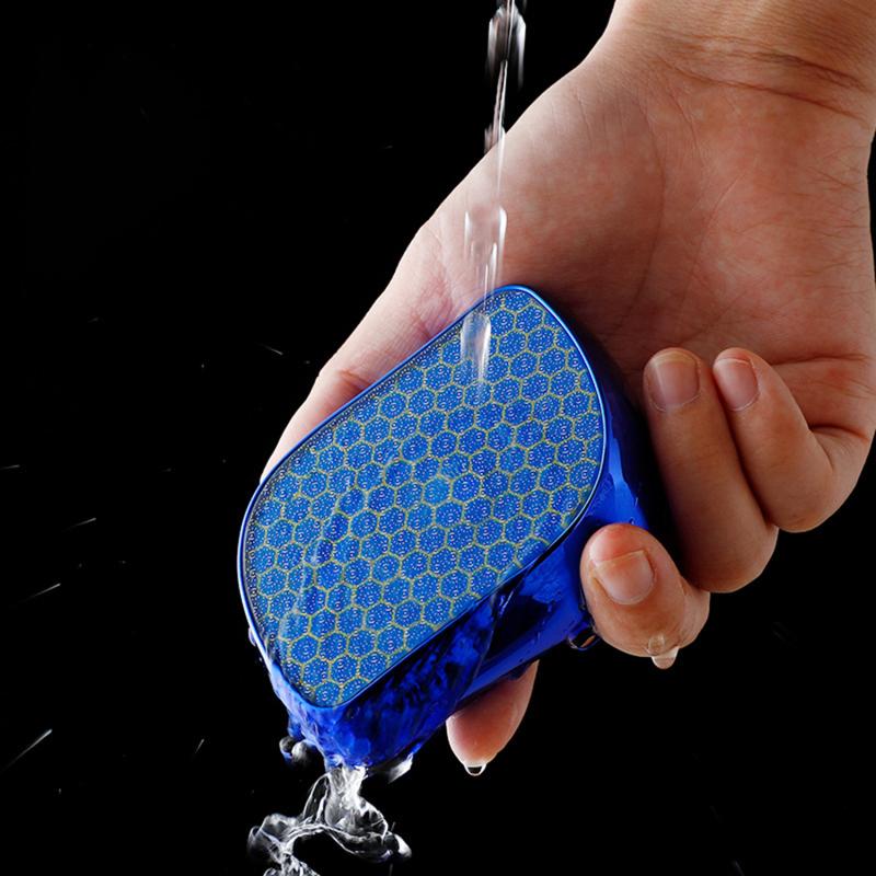 Lima per piedi, raspa, scrub per piedi, rimozione di calli, pelle morta, smerigliatrice per piedi, pietra abrasiva, strumenti per pedicure, per donne e uomini.