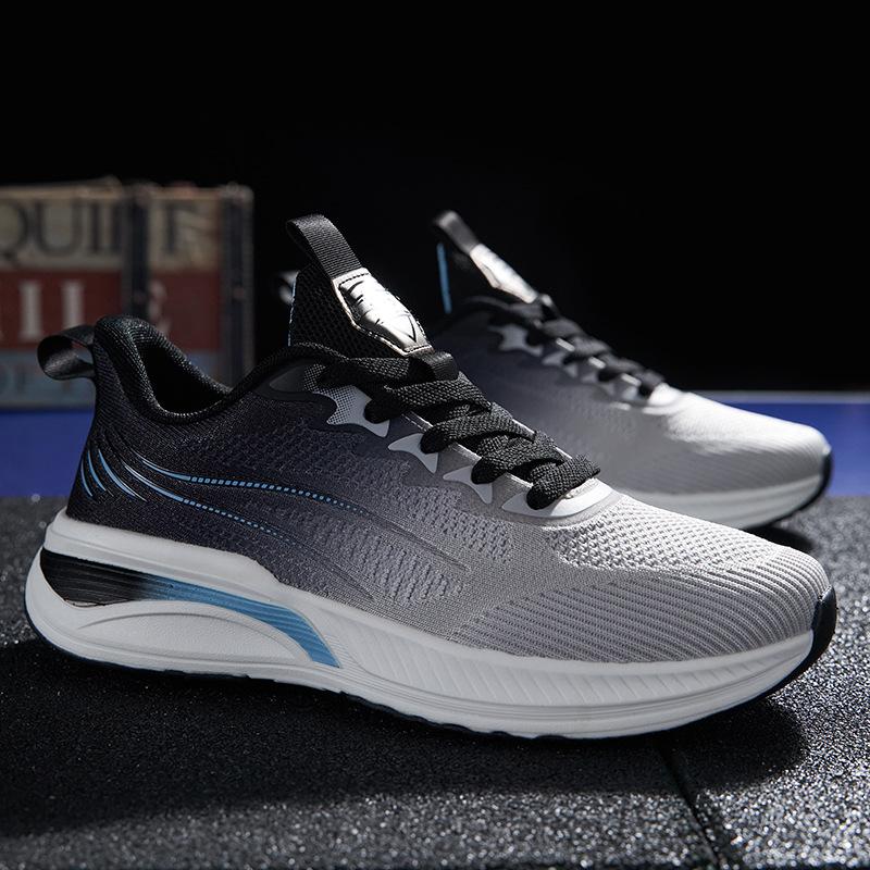 Sneakers men's new women's shoes fly-woven mesh shoes men's and women's breathable casual lightweight soft-soled running shoes