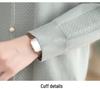 2024 Women's Stylish Knit Base Layer Top for Middle-aged and Elderly Moms - Versatile Spring/Autumn Sweater
