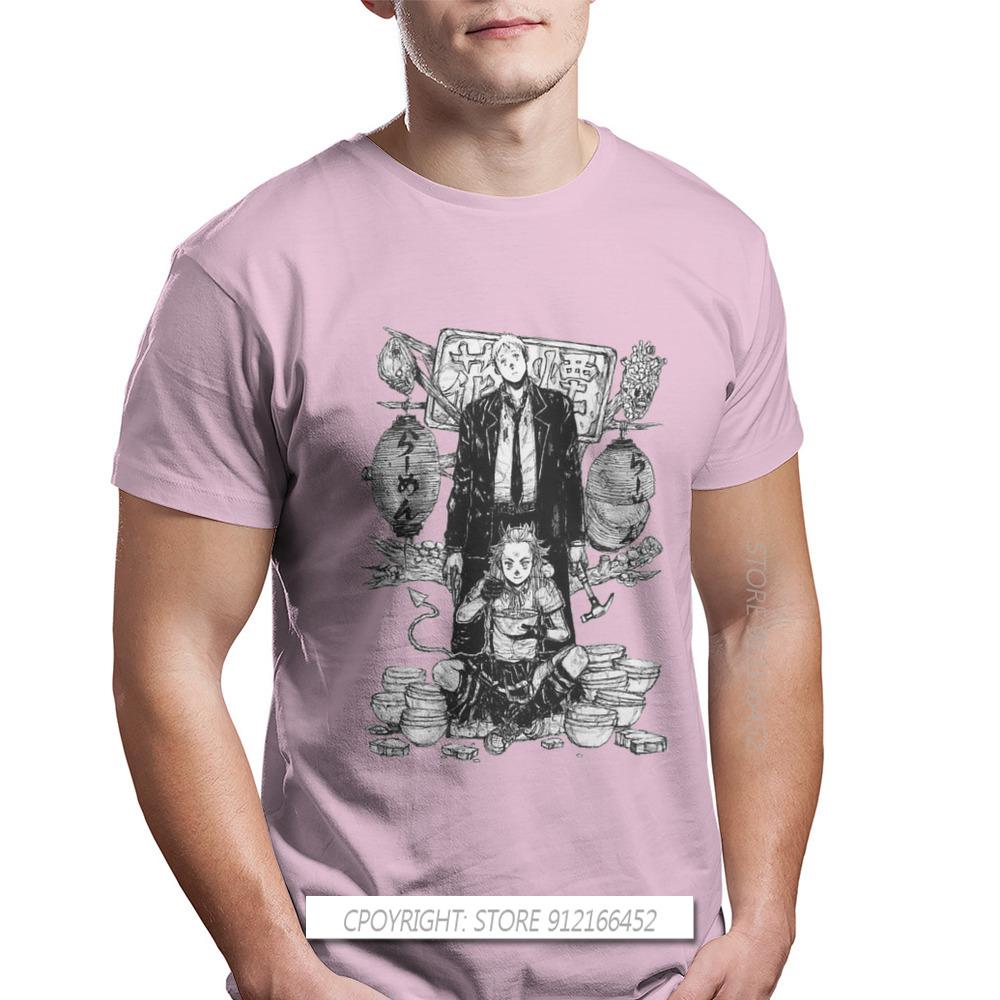 Dorohedoro Caiman Nikaido Manga Anime Novelty TShirt For Men Shin Noi O Neck Pure Cotton T Shirt Gifts Streetwear 3XL