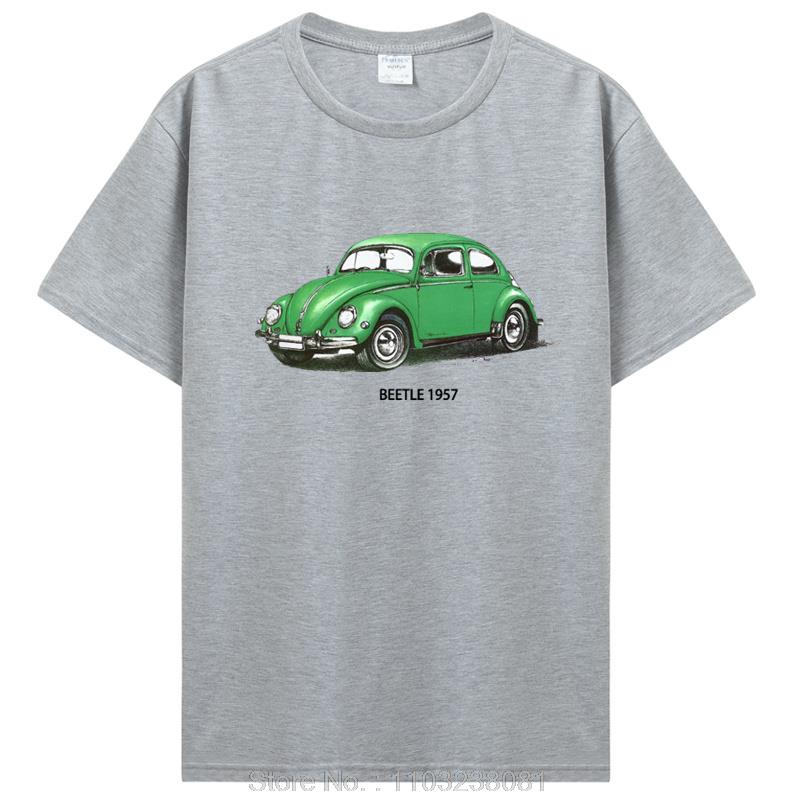 Classic Car Tops T Shirt Classic Car Pattern TShirt For Unisex Creative Graphic Clothing Oneck Custom Printed Cotton Tshirt