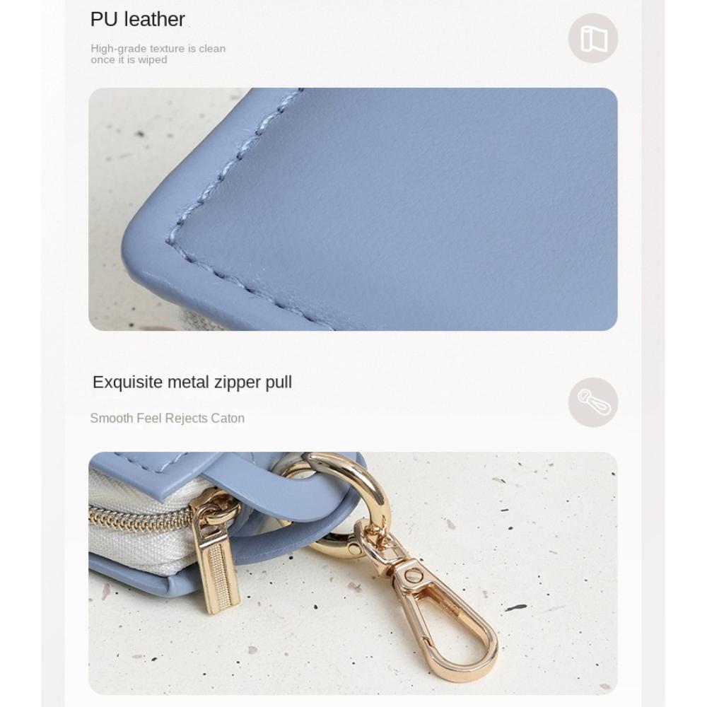 Cute Mini PU Jewelry Box With Keychain Bracelet Storage Boxes Jewelry Display Box  Wedding