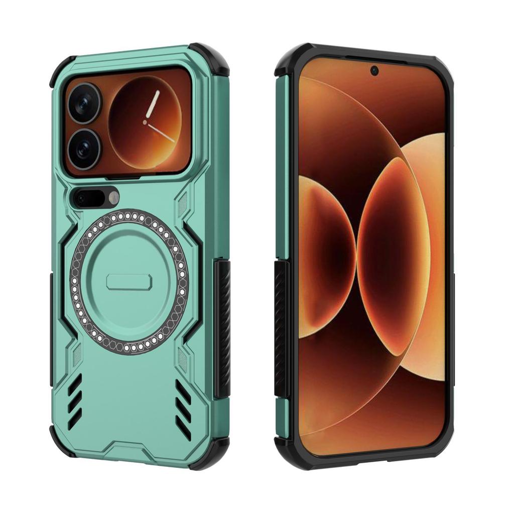 Applicable to Xiaomi 17ProMax butterfly armor magnetic mobile phone case Xiaomi 15TPro heat dissipation Xiaomi 15T protective case