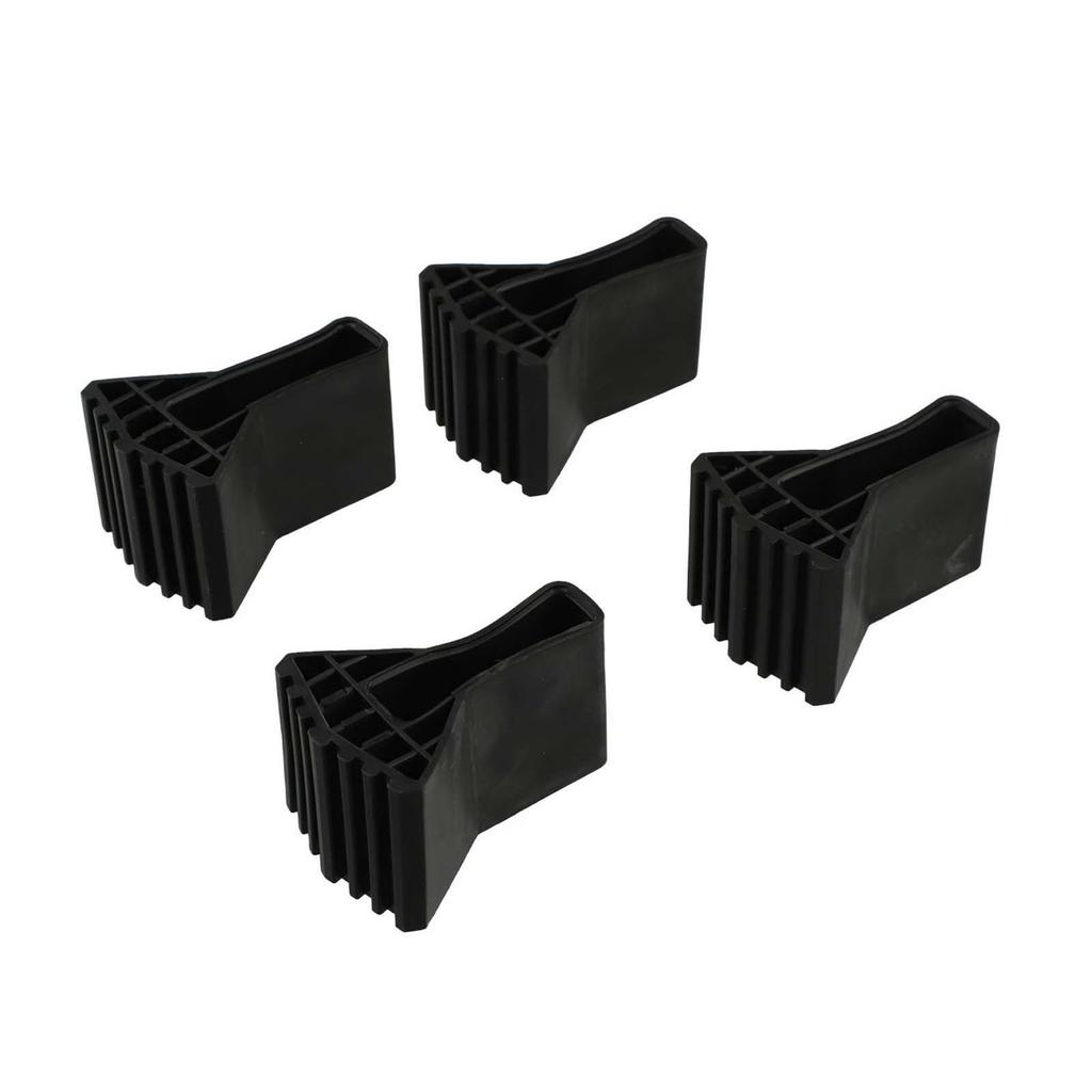 4/6Pcs Anti-slip Rubber Ladder Folding Ladder Leg Feet Pads Foot Cover Multi-function Folding Ladder Fan-shaped Foot Cover