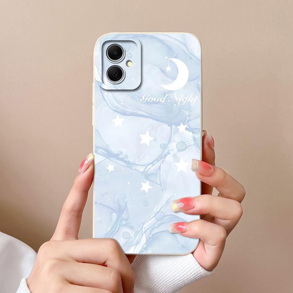 For Samsung Galaxy A05 A05S Case Cute Design Full Protection Funda For Samsung A 05 Soft Liquid Silicone Phone Back Cover Coque