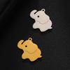 Teamer 5pcs Fashion Charms for Jewelry Making Stainless Steel Charm Pendant DIY Bracelets Necklace Jewelry Accessories Wholesale