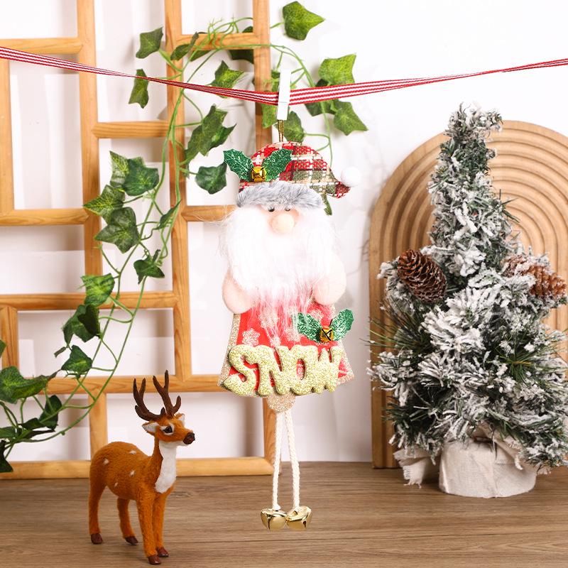 Christmas Fabric Doll Ornaments Collection - Small Hanging Tree Decorations & Gifts