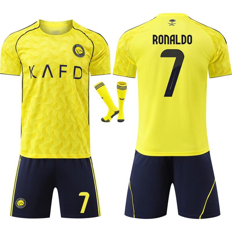 

2526 Riyadh Victory Jersey No. 7 C Ronaldo 10 Manet Adult Children s Men s Women s Football Uniform Set 24-yard