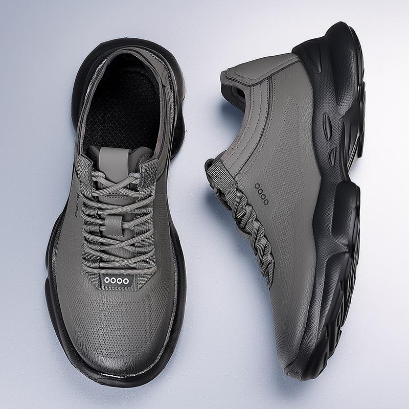 Versatile Sneaker for Men New Trendy Lace Up Shoes Outdoor Casual Sports Shoes Non-Slip Leisure Walk Trainers Treking Footwear