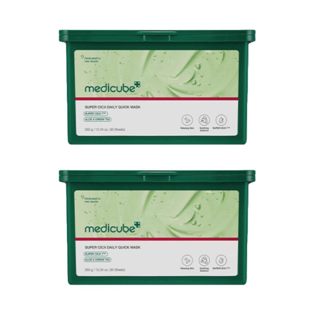 Medicube [Vegan] Super Cica Daily Quick Mask 350 G / 30 Sheets (3 Options)
