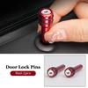Aluminum Alloy Car Door Lock Knob Pins Caps Covers For Cadillac ATS CT4 CT6 CTS ESCALADE SLR SLS SRX XLR XT5 XT6 XTS Accessories