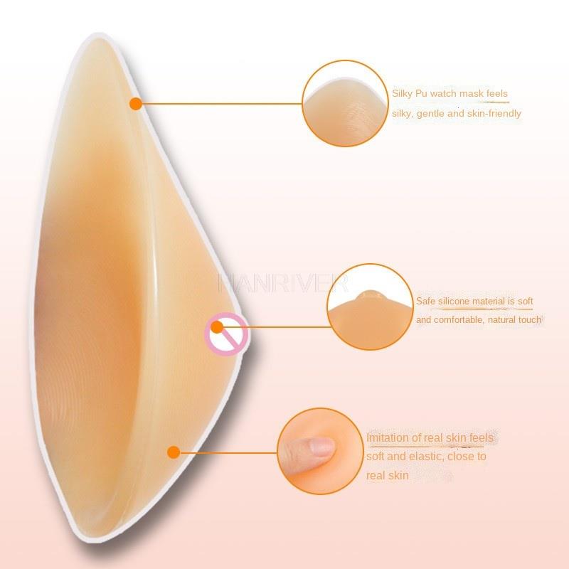 One Piece CT Water Drop Artificial Fake Silicone Breast Form for Breast Cancer or Mastectomy Women Prosthetic breast