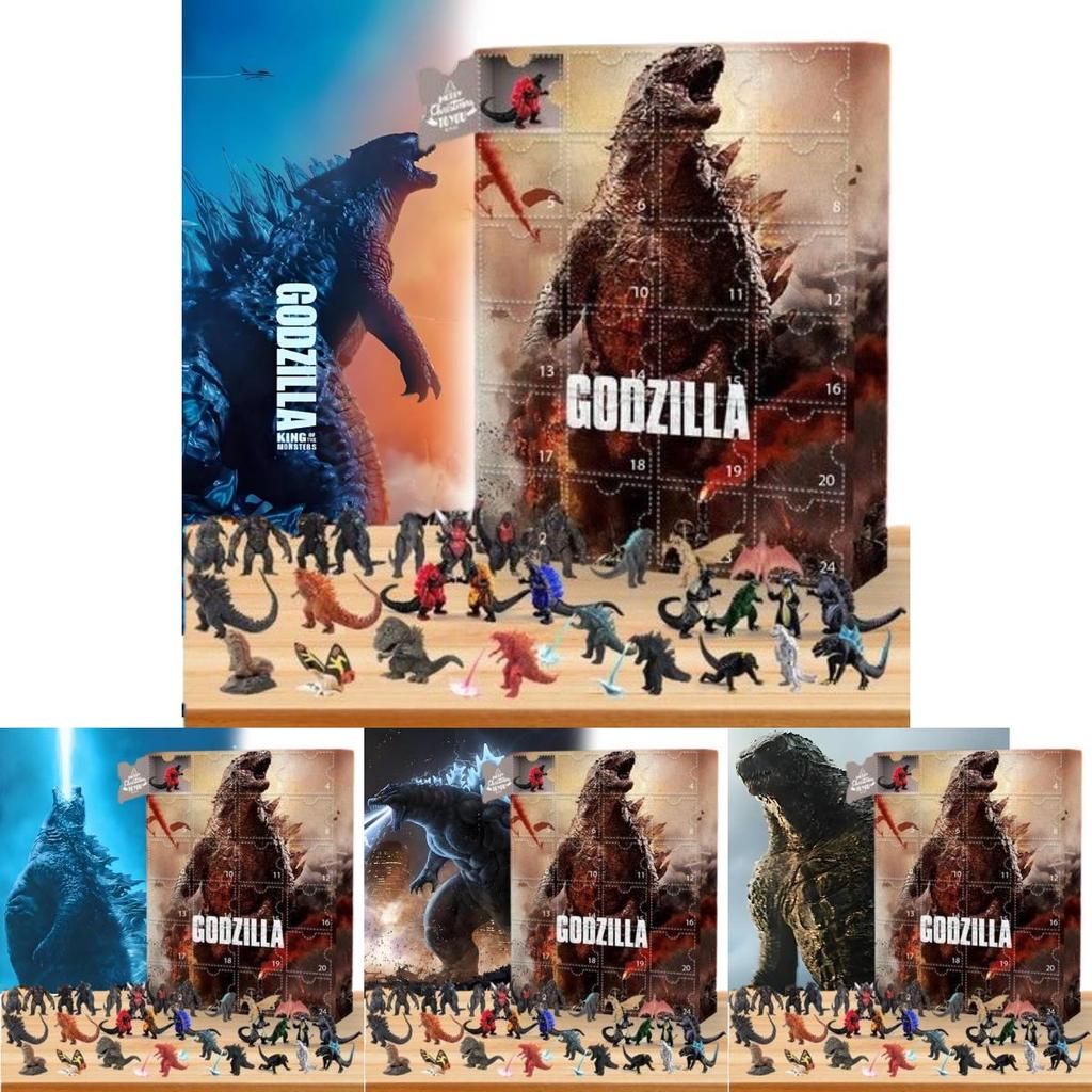 Godzilla Adventní kalendář Vzrušující odpočítávání svátků Sběratelská hračka pro fanoušky