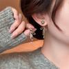 Elegant Pearl Tassel Bow Earrings - French Luxury Fashion Accessory