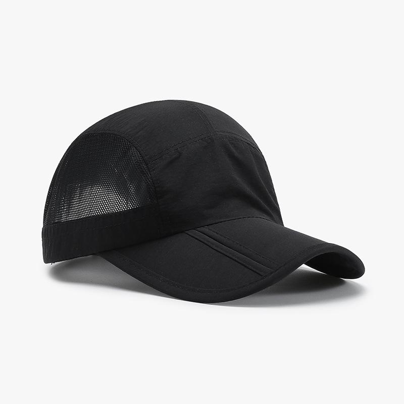Cappello da Baseball Pieghevole Estivo da Uomo Rete Esterna Asciugatura Rapida Visiera Leggera Cappello a Becco d'Anatra da Donna