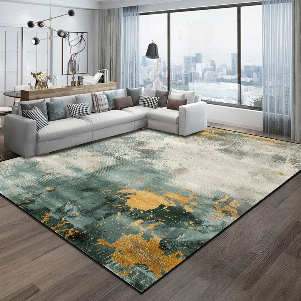 Nordic Abstract Style Carpets Modern Style Large Area Rugs Living Room Decor Lounge Study Washable Non-slip Floor Mats