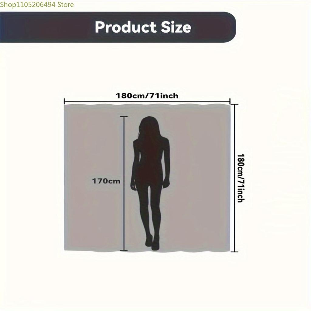 1 Stück Minimalistischer Koi-Fisch Duschvorhang - Eleganter Moderner Duschvorhang Geeignet für Badewanne, mit Hakenringen, Bohrlos Installierbar