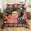 3D Print Record King Full Duvet Cover Vintage Disc Bedding Set CD Musical Comforter Cover Movie Theme Polyester Quilt Cover
