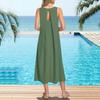 Dames strandjurk met korte mouwen, casual jurk