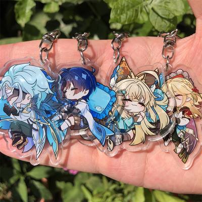 GENSHIN IMPACT Wanderer Kaveh Lyney Doctor Freminet Accesorios de cosplay Insignia del juego de anime Llavero colgante Accesorio de disfraz de dibujos animados