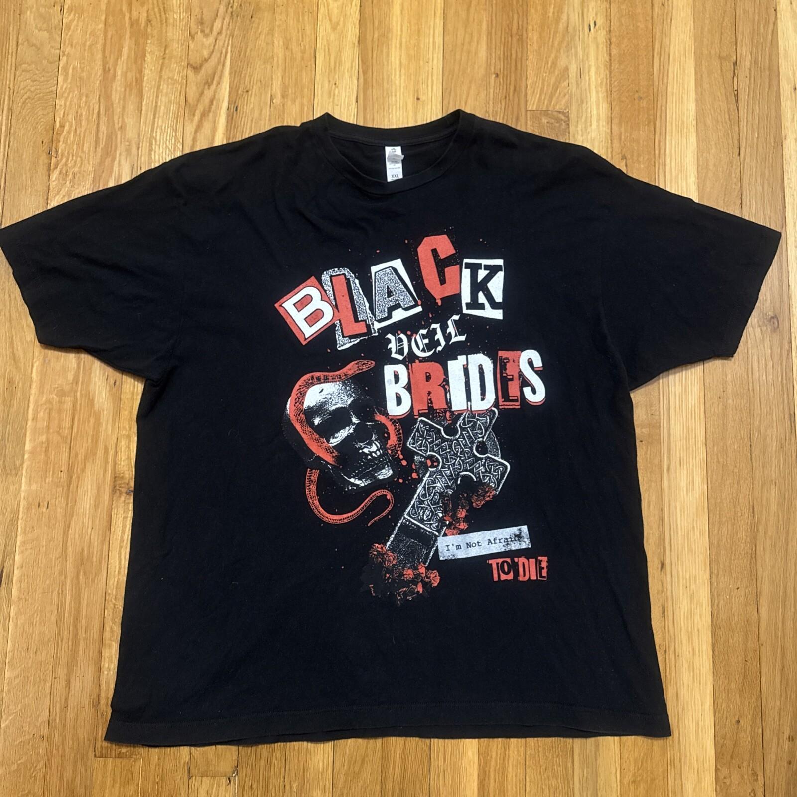 Black Veil Brides Unisex T-: I m Not Afraid To Die Unisex T-Shirt XXXL