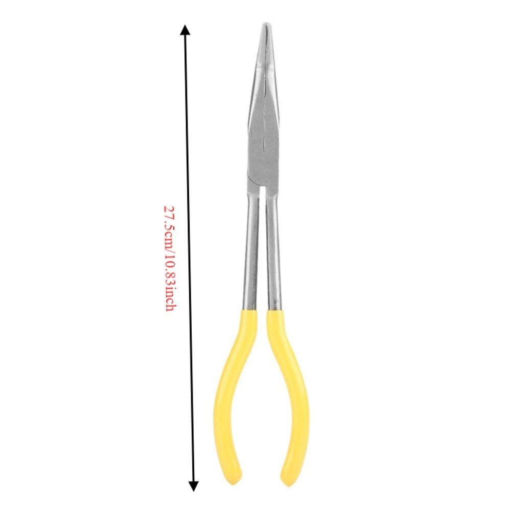 45 Degree Bend Long Reach Pliers Extra Long Long Nose Pliers Needle Nose Pliers  Vehicle Repairing