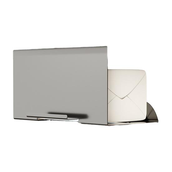 under Cabinet Paper Towel Holder Space Saving Tissue Box Holder No Drilling Tissue Dispenser with Mobile Phone Holder for Kitchen