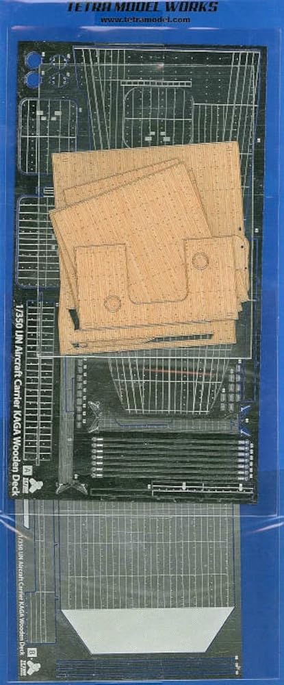 

Tetra Model SA Series Japanese Aircraft Carrier Kaga Wooden Deck with Etching F Plastic Model Parts SA3506 1/350 (For Company)