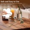 Candle Snuffer Aluminum Alloy Candle Snuffer Exquisite Candles Shade Flower Shape Candles Extinguisher for Table Home Decoration