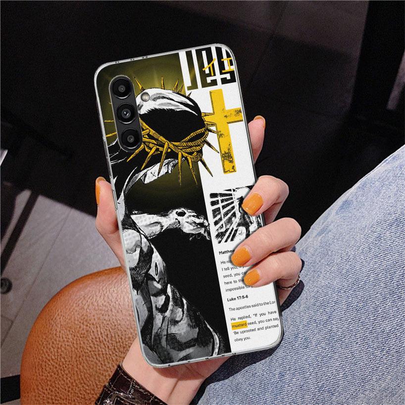Son Of God Jesus Cross Holy Light Phone Case For Samsung Galaxy A17 A16 A15 A14 A13 A57 A56 A55 A54 A53 A37 A36 A35 A34 A33 A26