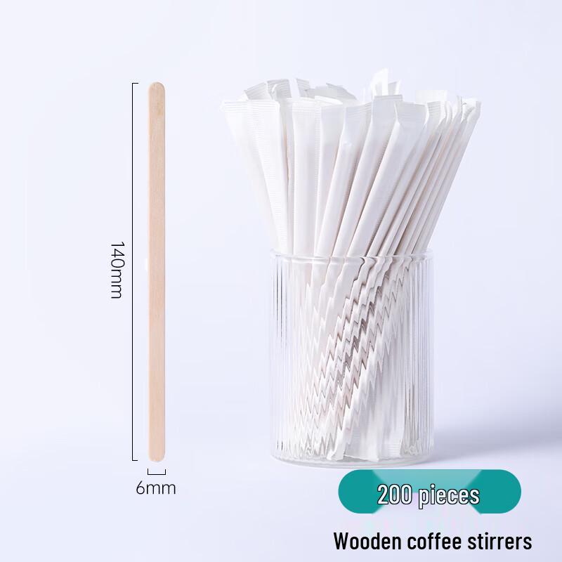 Disposable Individually Wrapped Coffee Stirring Straws