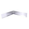 4Pcs/Set Splash-proof Downspout Splash Block Extension Easy Installation Flat Shingle Aluminum Roofing Gutter Guards