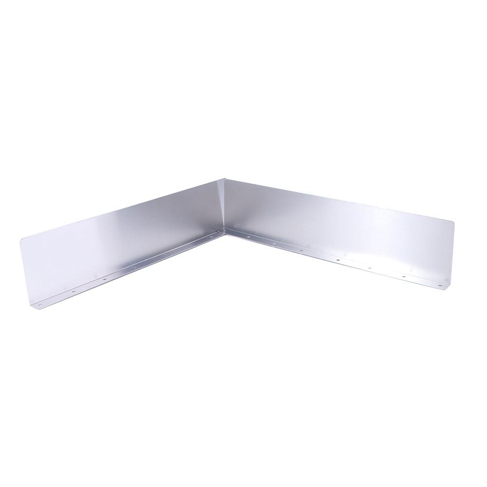 4Pcs/Set Splash-proof Downspout Splash Block Extension Easy Installation Flat Shingle Aluminum Roofing Gutter Guards
