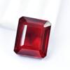 20.30 Ct Stunning EMERALD Cut Natural RED Garnet   Loose Gemstone