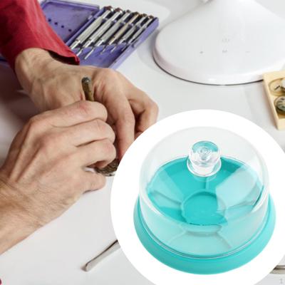 Watch Parts Dust Cover Tools Storage Container for Watchmakers Clear Anti Tray Movement